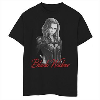 Boys 6-20 Marvel Black Widow Mono Graphic Tee