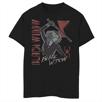 Boys 6-20 Marvel Black Widow Retro Graphic Tee
