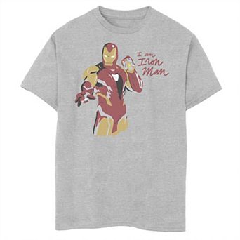 Boys 8-20 Marvel Avengers: Endgame Iron Man Scribbles Graphic Tee