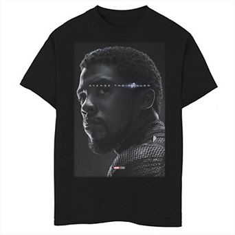 Boys 8-20 Marvel Avengers Endgame Black Panther Avenge The Fallen Graphic Tee