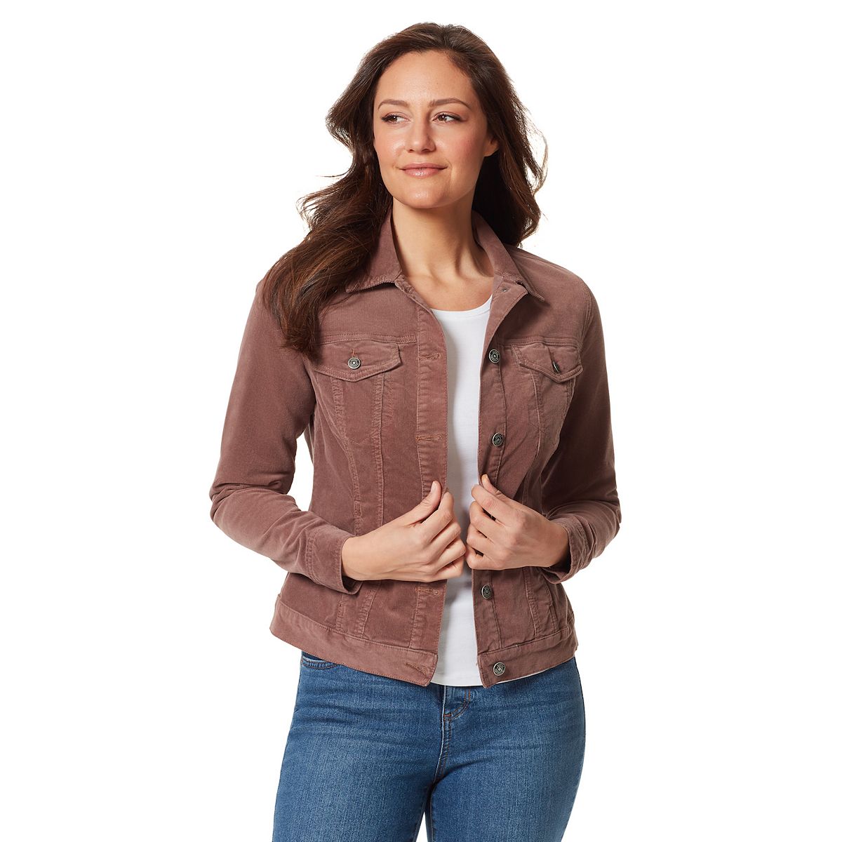Women's Gloria Vanderbilt Amanda Corduroy Jacket | Kohls
