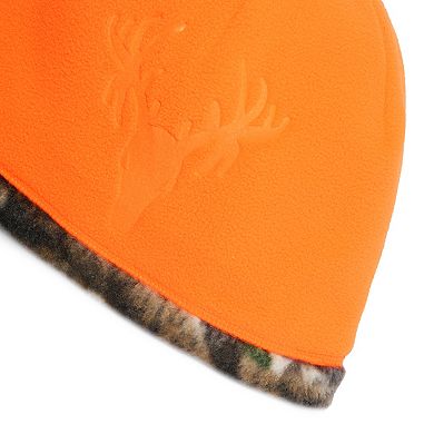 Boys 8-14 HotShot Realtree Edge Camo Reversible Microfleece Beanie