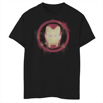 Boys 8-20 Marvel Avengers Endgame Iron Man Spray Paint Logo Graphic Tee