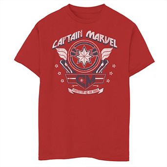 Boys 8-20 Marvel Captain Plaque Graphic Tee
