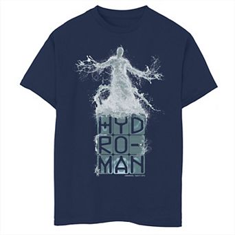 Boys 8-20 Marvel Spider-Man Far From Home Hydro-Man Panel Word Stack Graphic Tee