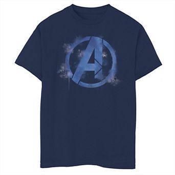 Boys 8-20 Marvel Avengers Endgame Spray Painted Avenger Symbol Graphic Tee