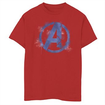 Boys 8-20 Marvel Avengers Endgame Spray Painted Avenger Symbol Graphic Tee