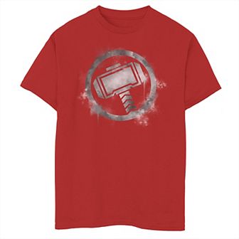 Boys 8-20 Marvel Avengers Endgame Thor Spray Paint Logo Graphic Tee