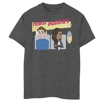 Boys 8-20 Marvel Spider-Man Far From Home Travel Buddies Portrait Graphic Tee