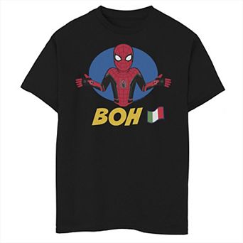 Boys 8-20 Marvel Spider-Man Far From Home BOH French Flag Portrait Graphic Tee