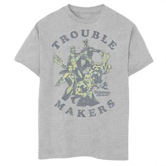 Boys 8-20 Marvel Guardians Of The Galaxy Trouble Makers Graphic Tee