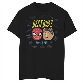 Boys 8-20 Marvel Spider-Man Far From Home Best Buds Word Scatter Graphic Tee