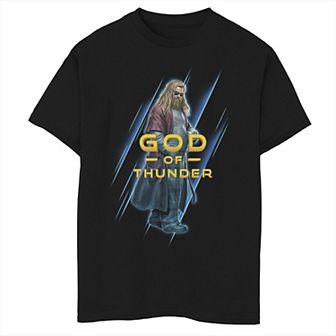 Boys 8-20 Marvel Avengers: Endgame Thor God Of Thunder Portrait Graphic Tee
