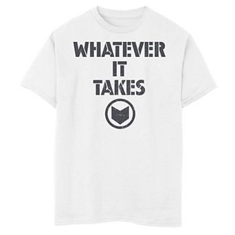 Boys 8-20 Marvel Avengers Endgame Whatever It Takes Hawkeye Logo Graphic Tee
