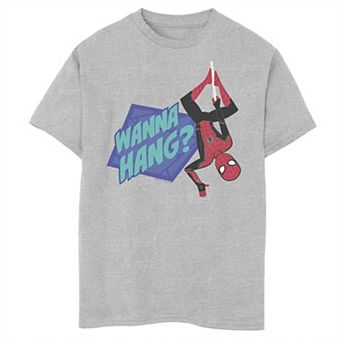 Boys 8-20 Marvel Spider-Man Far From Home Wanna Swing? Portrait Graphic Tee
