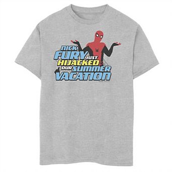 Boys 8-20 Marvel Spider-Man Far From Home Hijacked Summer Portrait Graphic Tee