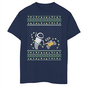 Disney / Pixar's Wall-E Boys 8-20 Eve Ugly Christmas Sweater Graphic Tee