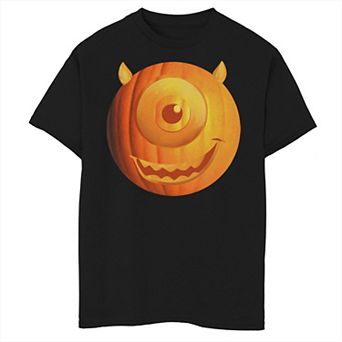Disney / Pixar's Monsters Inc. Boys 8-20 Mike Wazowski Pumpkin Halloween Graphic Tee