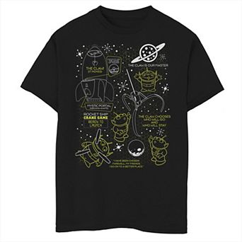 Disney / Pixar's Toy Story Boys 8-20 Aliens Claw Master Map Graphic Tee