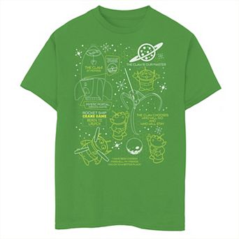 Disney / Pixar's Toy Story Boys 8-20 Aliens Claw Master Map Graphic Tee