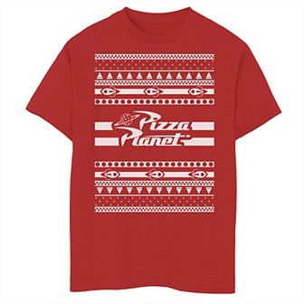 Disney / Pixar's Toy Story Boys 8-20 Pizza Planet Ugly Christmas Graphic Fleece Hoodie Graphic Tee