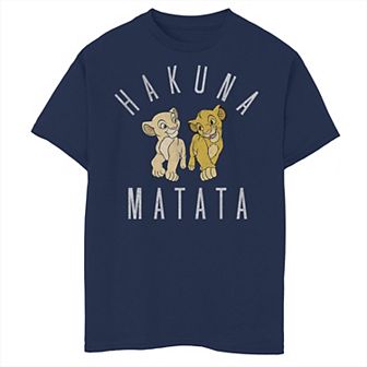 Disney's The Lion King Boys 8-20 Simba Nala Hakuna Matata Graphic Tee