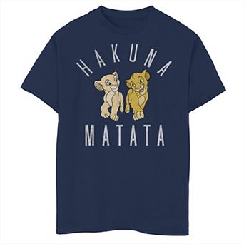 Disney's The Lion King Boys 8-20 Simba Nala Hakuna Matata Graphic Tee