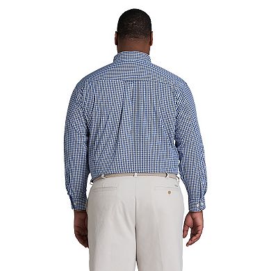 Men's Big & Tall IZOD Classic-Fit Plaid Button-Down Shirt