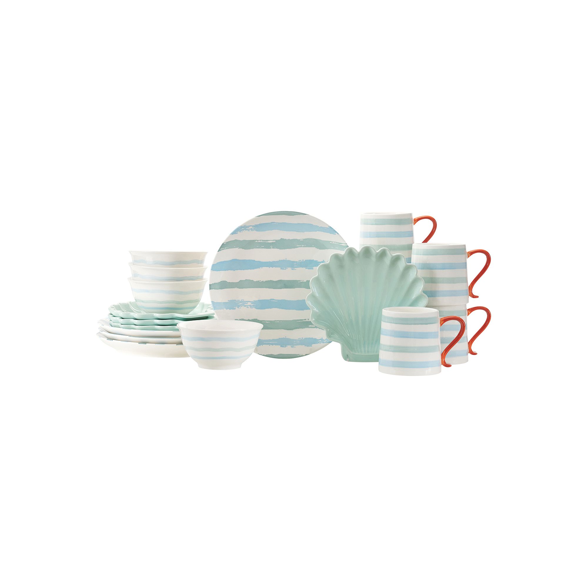 Baum Ocean Sunrise 16-pc. Dinnerware Set, Multi