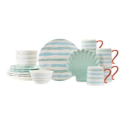 Ocean Sunrise 16 Piece Dinnerware Set Baum