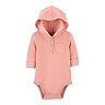 Baby Girl OshKosh B'gosh® Hooded Pocket Bodysuit
