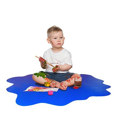 Cleartex Sploshmat Waterproof Kid's Protective Floor Mat for Carpet - 40'' x 40''