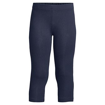 Girls 10-20 Lands' End Tough Cotton Capri Leggings in Plus Size
