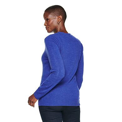 Women's Croft & Barrow® Extra Soft Crewneck Sweater