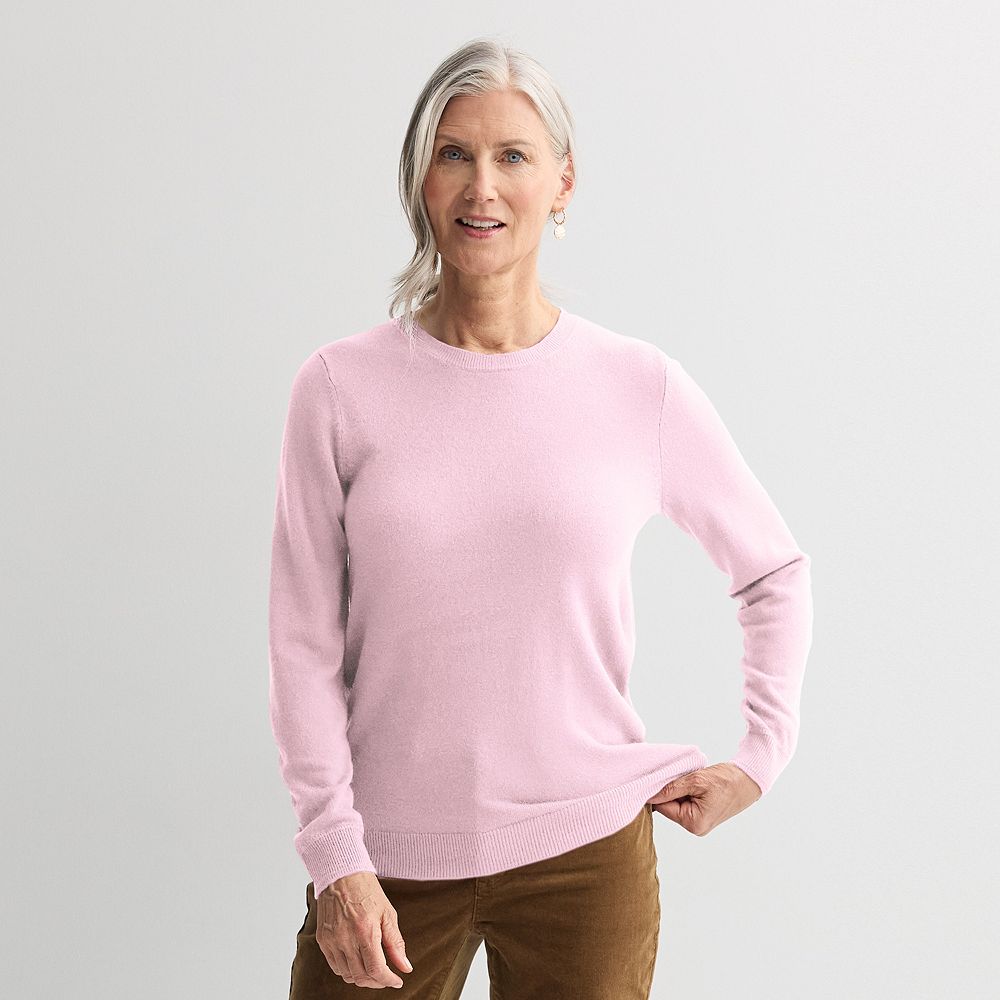 Women's Croft & Barrow® Extra Soft Crewneck Sweater