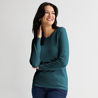 Women's Croft & Barrow® Extra Soft Crewneck Sweater