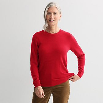 Women's Croft & Barrow® Extra Soft Crewneck Sweater