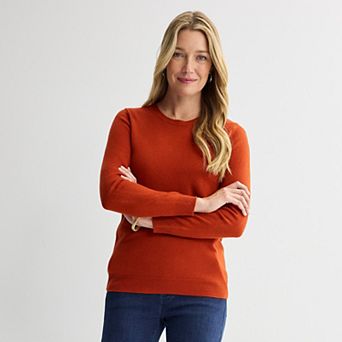 Women's Croft & Barrow® Extra Soft Crewneck Sweater