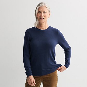 Women's Croft & Barrow® Extra Soft Crewneck Sweater