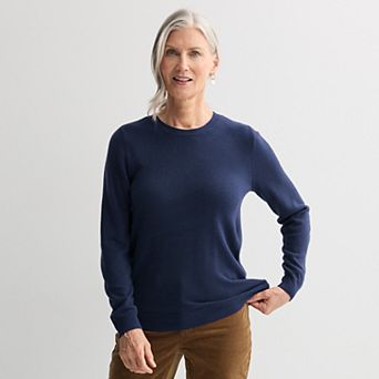 Women's Croft & Barrow® Extra Soft Crewneck Sweater