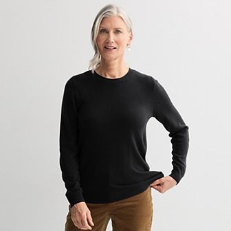 Women's Croft & Barrow® Extra Soft Crewneck Sweater