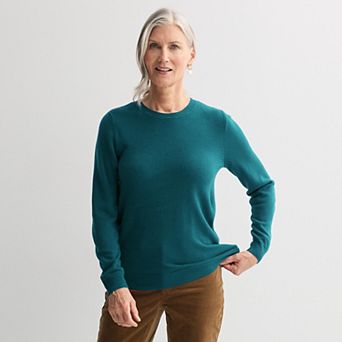 Women's Croft & Barrow® Extra Soft Crewneck Sweater
