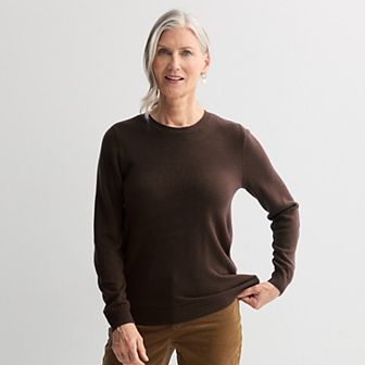Women's Croft & Barrow® Extra Soft Crewneck Sweater
