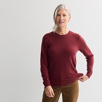 Women's Croft & Barrow® Extra Soft Crewneck Sweater