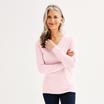 Women's Croft & Barrow® The Extra Soft V-Neck Sweater