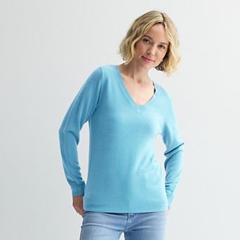 Women's Croft & Barrow® The Extra Soft V-Neck Sweater