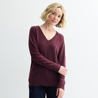Women's Croft & Barrow® The Extra Soft V-Neck Sweater
