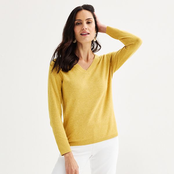 Women's Croft & Barrow® The Extra Soft V-Neck Sweater