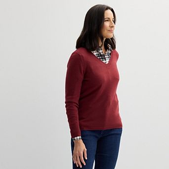 Women's Croft & Barrow® The Extra Soft V-Neck Sweater