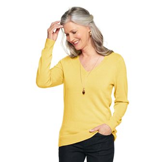 Women's Croft & Barrow® The Extra Soft V-Neck Sweater